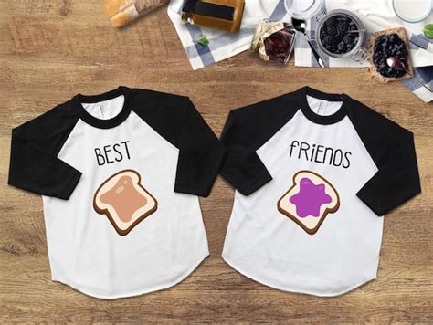 Best Friend Shirts Peanut Butter And Jelly Shirts Best Etsy