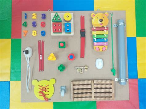 Tablero Sensorial Montessori Para Niños Mercado Libre