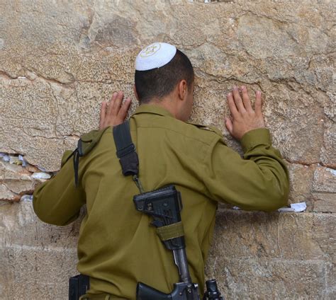 Prayer With A Gun Western Wall Kotel Jewish Quarter Ol Flickr