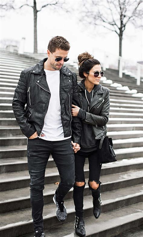 100 Badass Leather Clothes For Women • DressFitMe | Matching couple ...