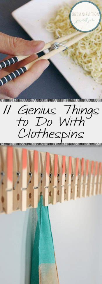 11 Genius Things To Do With Clothespins Organization Junkie
