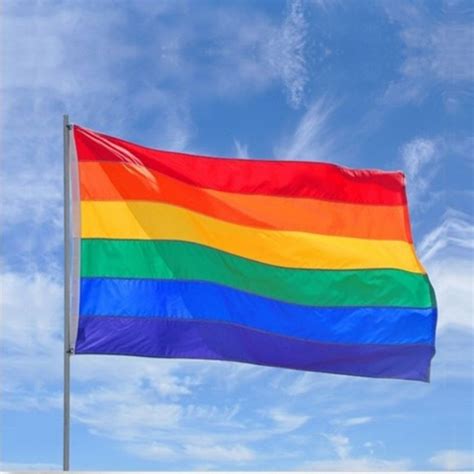 150x90cm double sided polyester rainbow gay lesbian pride lgbt flag festival carnival party