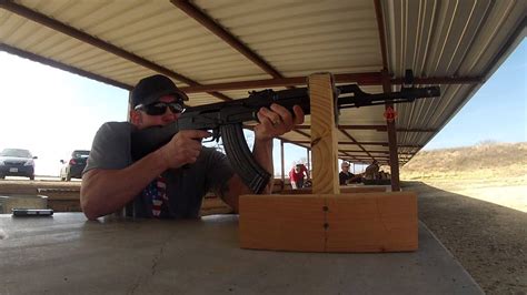 Ak 47 Shooting At The Range Youtube