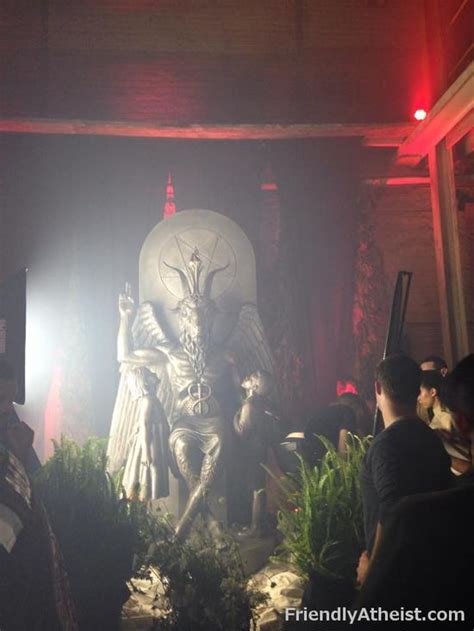 Heres Your First Glimpse At The Satanic Temples Statue Of Baphomet