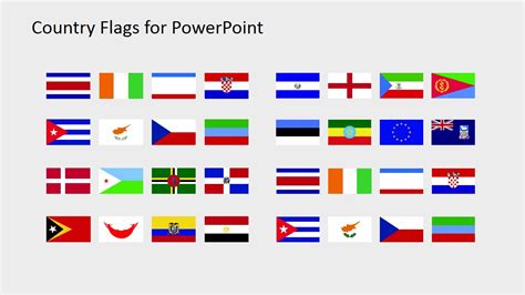 Country Flags Clipart For Powerpoint C To D Slidemodel