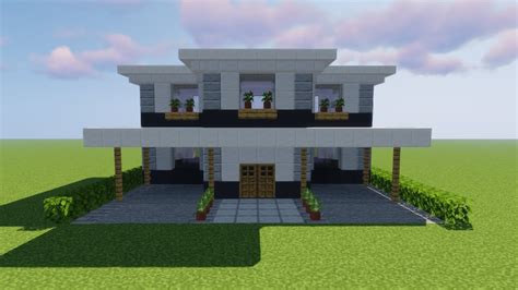 Minecraft Modern Ev Yapımı Youtube