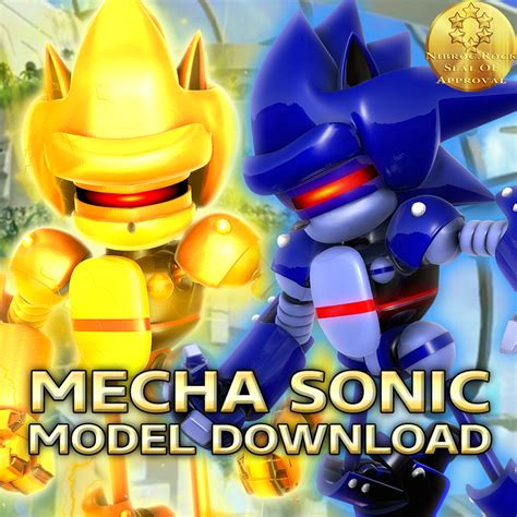 Model Download Mecha Sonic By Nibroc Rock On Deviantart