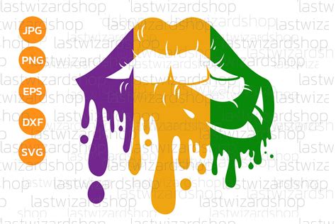 Sexy Dripping Lips Svg Mardi Gras Svg Graphic By Lastwizard Shop