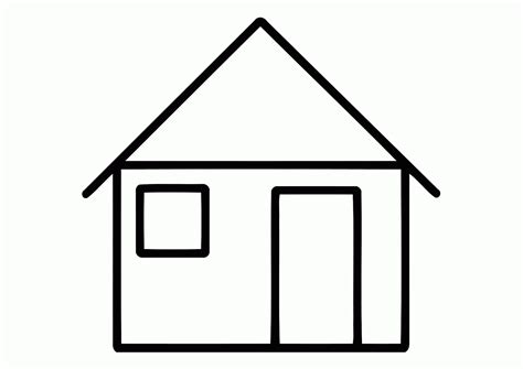 cartoon house coloring pages coloring home