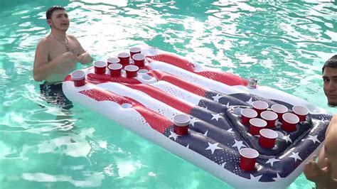 Inflatable Beer Pool Pong Youtube
