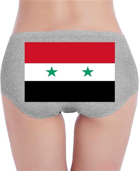 Amazon Com YOIGNG Women Flag Of Syria Panties Sexy T Back Thong Bikini