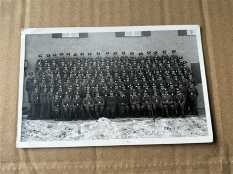 Photo Allemande Grand Format Groupe Officier Luftwaffe 14x9 Cm Ww2