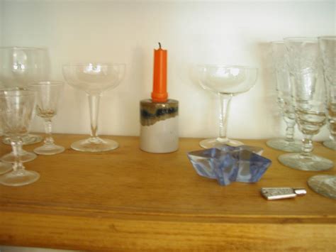 glassware etc