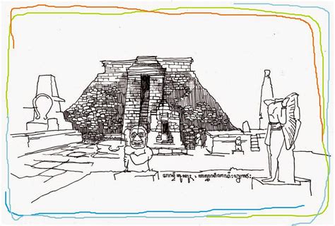 Cara menggambar candi borobudur kebudayaan indonesia. Sketsa Candi Sukuh dan Sejarah Cagar Budaya ~ Pena Urban