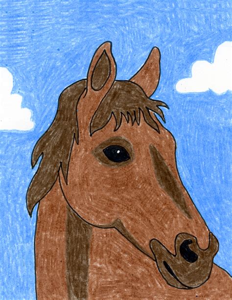 Simple Horse Drawing Step By Step This Tutorial Is Designed Using Very