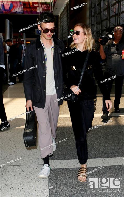 Brie Larson And Her Fianc Alex Greenwald Depart From Los Angeles