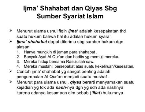 29 Ijma Dan Qiyas Dalam Islam
