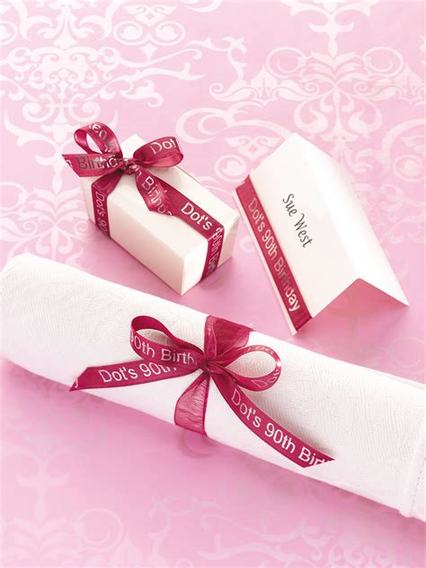 Personalized Ribbons For Wedding Favors Personalized Ribbons For