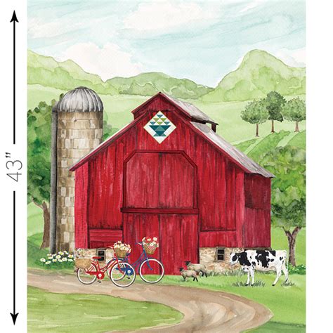 Spring Barn Quilts Panel In Multi Hawthorne Supply Co