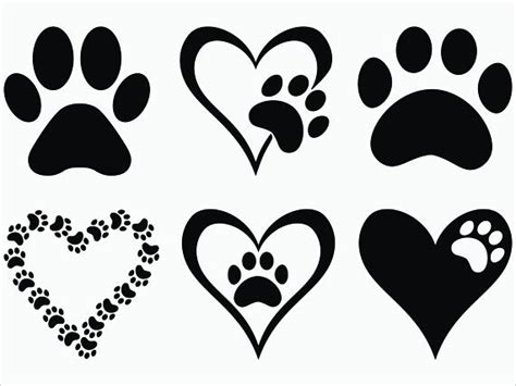 Love Png Cut File For Cricut Pet Svg Dog Paw Print Svg Dxf Pet Love Svg