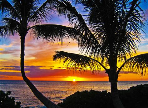 Hawaiian Sunset At Koolina At Paradise Cove Luau On The W Flickr