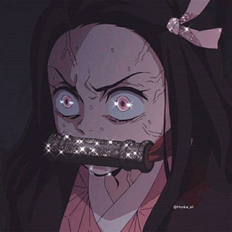 Nezuko Kamado — Icon Glitter Anime Slayer Demon