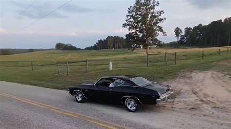 1969 Chevelle Ss 396 Drone And Burnout Video Youtube