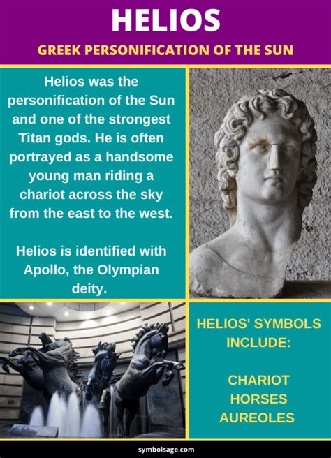 Helios Greek God Of The Sun Symbol Sage