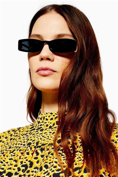 Topshop Nostalgia Rectangle Sunglasses Jennifer Aniston Sunglasses