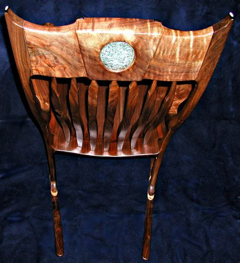 Custom Made Crown Jewel Rocking Chair By Handmade Kappel Furnature