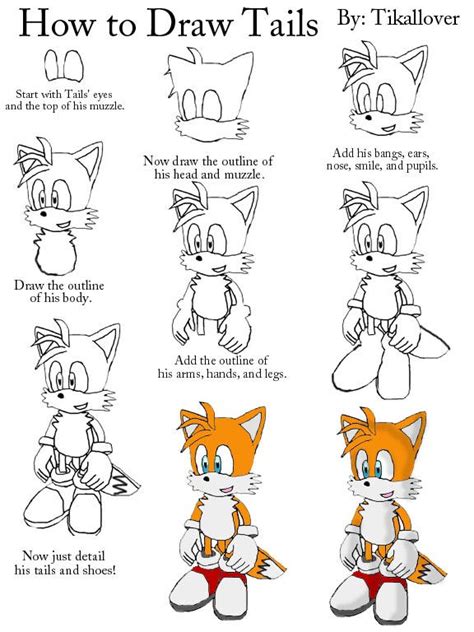 How To Draw Tails Full Body By Tikallover On Deviantart