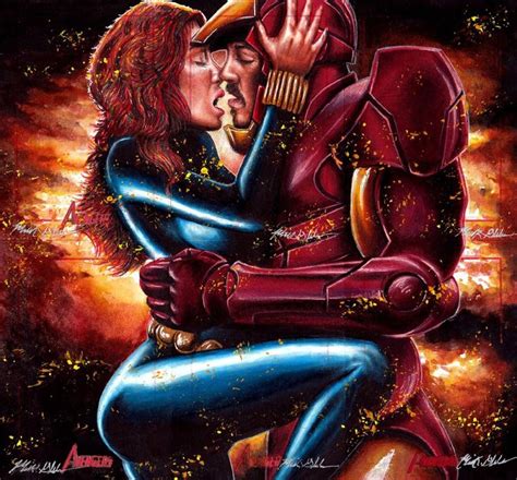 Iron Widow ️ Iron Man Avengers Black Widow Marvel Black Widow