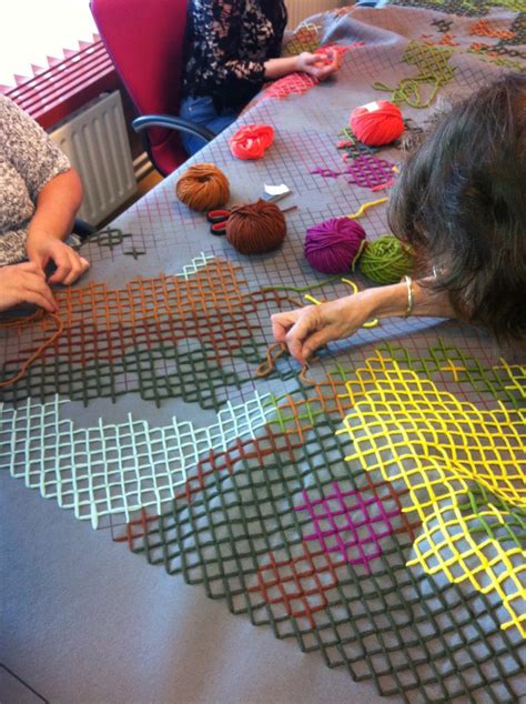 Hand-embroidered felt wall panels – FOKLAb