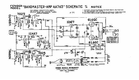 fender bandmaster ab763 schematic