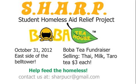 Sharp Boba Fundraiser