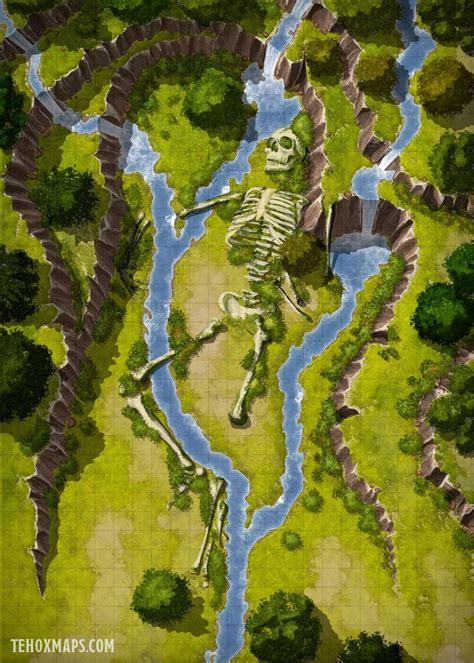 25x35 Where The Titans Die Battlemap Battlemaps Fantasy City Map