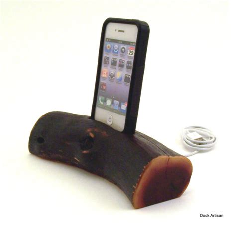 Creative Wooden Docking Station For Ipad And Iphone Spicytec