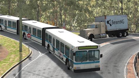 Articulated Bus Crashes Beamng Drive Youtube