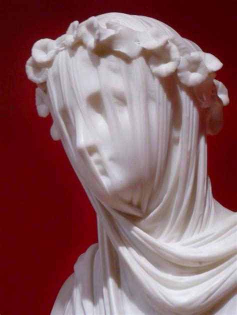 The Veiled Virgin Giovanni Strazza Entirely Made Of Marble Sculpture Sculpture Art Sculpting