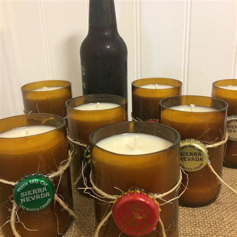 Upcycled Beer Bottle Candle Scenteddesigns