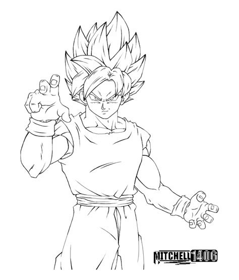 Search through 623,989 free printable colorings at getcolorings. Coloring and Drawing: Full Body Printable Goku Ultra ...