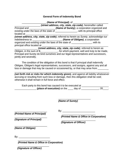 Indemnity Bond Pdf Form Fill Out And Sign Printable Pdf Template