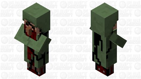 Cracked Villager Minecraft Mob Skin