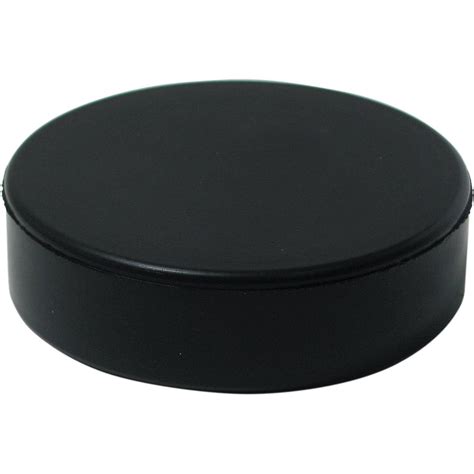 A hockey puck is a disk made of vulcanized rubber that serves the same functions in various games as a ball does in ball games. Custom Hockey Puck Stress Reliever for Customization