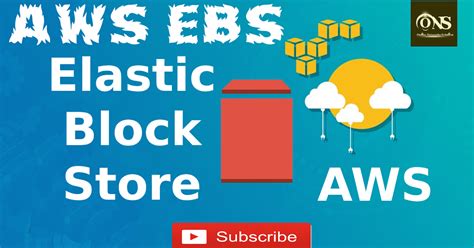 Aws Ebs Elastic Block Store Online Networks Solution