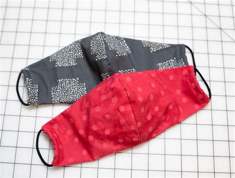 7 face mask sewing patterns. Simple Step By Step Tutorial for the Olson Face Mask Pattern - including child sizes | Sewing ...