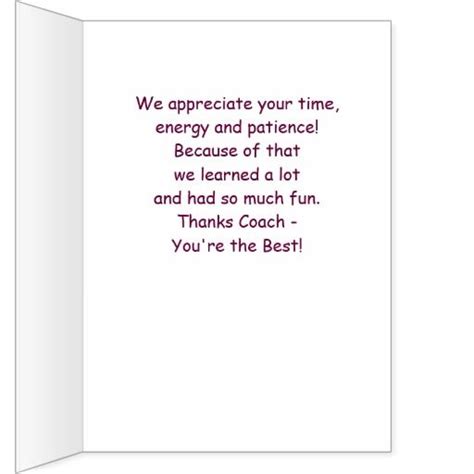 Thanks T Ball Coach Thanks Number Thank You Card Zazzle