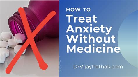 How To Treat Anxiety Without Medicine Youtube
