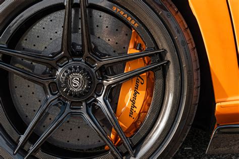 Lamborghini Aventador Svj Roadster Tries Carbon Wheels On For Size