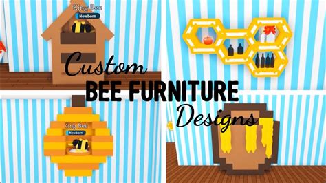 If you love yourself some pets, then you're no doubt going to want to know about obtaining them in adopt me. 4 Custom BEE furniture Design Ideas & Building Hacks ...